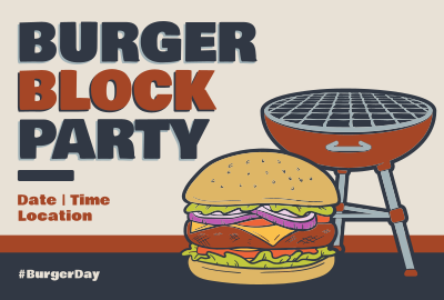Burger Block Party Pinterest board cover Image Preview