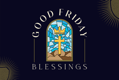 Good Friday Blessings Pinterest board cover Image Preview