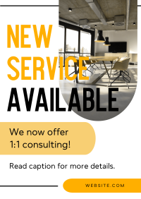 New Service Available Poster Image Preview
