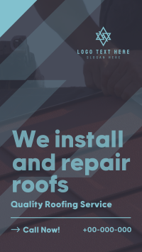 Quality Roof Service TikTok Video Design