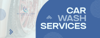 Minimal Car Wash Service Facebook Cover Image Preview