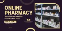 Pharmacy Delivery Twitter post Image Preview