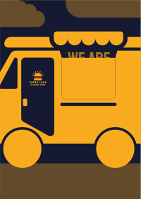 Food Truck Business Flyer Design