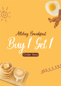 All Day Breakfast Flyer Image Preview