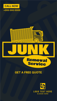 Junk Removal Stickers Facebook story Image Preview