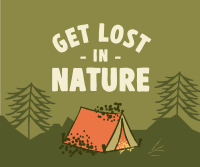Lost in Nature Facebook Post Design