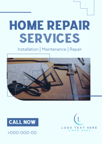 Simple Home Repair Service Flyer Image Preview