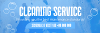 Trusted Cleaning Service Twitter Header Design