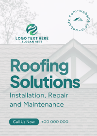 Roofing Solutions Flyer Design