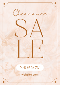 Elegant Marble Sale Poster Image Preview