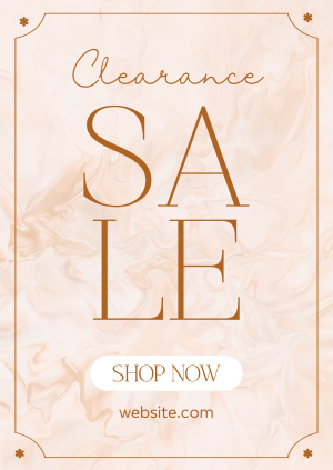 Elegant Marble Sale Poster Image Preview