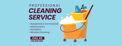 Cleaning Professionals Facebook cover Image Preview