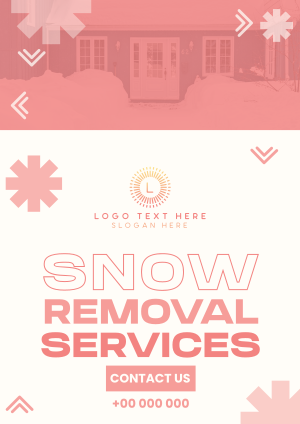 Snowy Snow Removal Flyer Image Preview