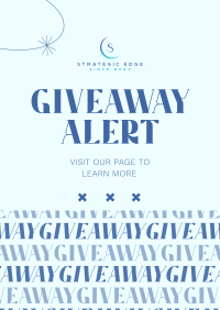 Giveaway Alert Poster Image Preview