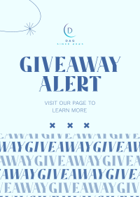 Giveaway Alert Poster Image Preview