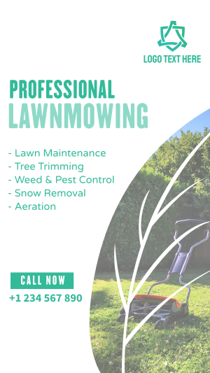 Lawnmowers for Hire Facebook story