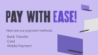 Minimalist Online Payment Facebook event cover Image Preview