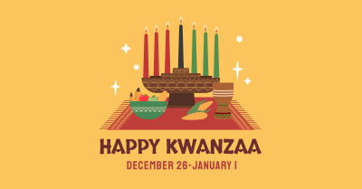 Bright Kwanzaa Facebook ad Image Preview