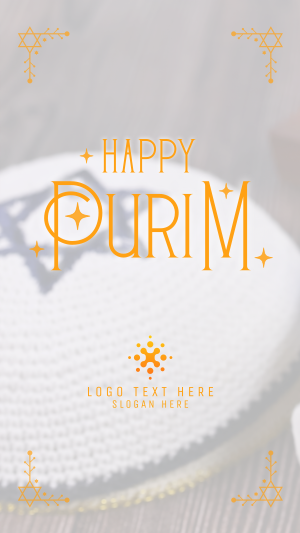 Celebrating Purim Instagram story Image Preview