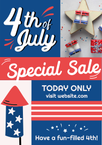 Fourth of July Sale Flyer Image Preview