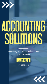 Accounting Solutions Facebook story Image Preview