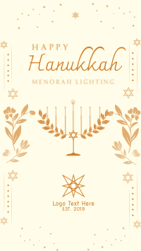 Hanukkah Lily Instagram story Image Preview