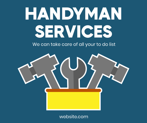 Handyman Professionals Facebook Post Design Image Preview