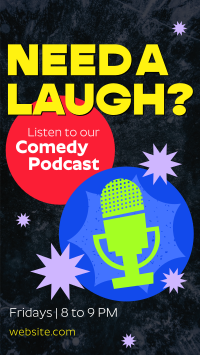 Podcast for Laughs Instagram Reel Image Preview