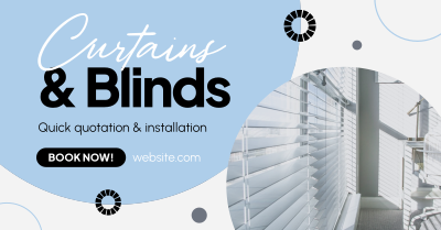 Curtains & Blinds Installation Facebook ad Image Preview