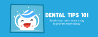 Preventing Tooth Decay Facebook Cover Design