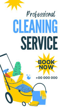 Cleaner for Hire Instagram Story Design