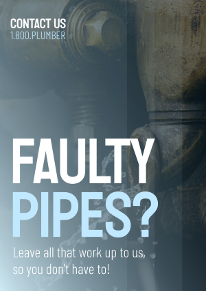 Faulty Pipes Flyer Image Preview
