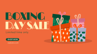 Boxing Day Clearance Sale Facebook Event Cover Design