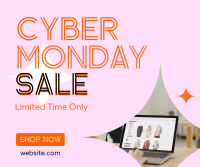 Quirky Cyber Monday Sale Facebook Post Design