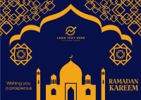 Ramadan Mosque Postcard Image Preview