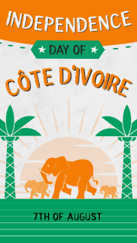 Ivory Coast Independence Day Instagram Story Preview