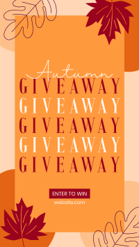 Cozy Leaves Giveaway Instagram reel Image Preview