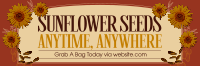Rustic Sunflower Seeds Twitter Header Preview