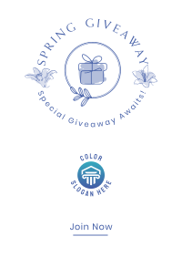 Spring Giveaway Poster Image Preview