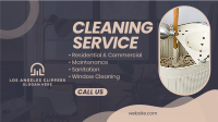 Professional Cleaning Service Facebook event cover Image Preview