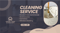 Professional Cleaning Service Facebook event cover Image Preview