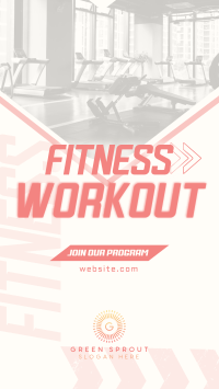 Fitness Workout TikTok Video Image Preview