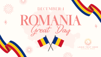 Romanian Great Day Facebook event cover Image Preview