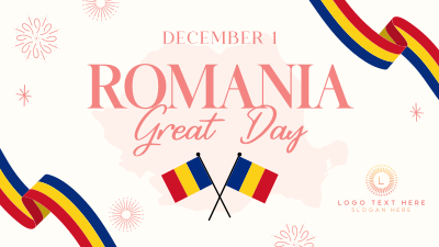 Romanian Great Day Facebook event cover Image Preview