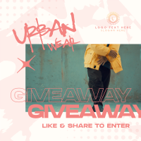 Urban Fit Giveaway Instagram Post Design