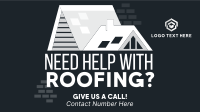 Roof Construction Services Facebook Event Cover Design