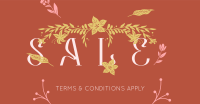 Generic Floral Sale Facebook ad Image Preview