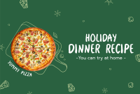 Holiday Pizza Special Pinterest board cover Image Preview