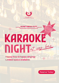 Reserve Karaoke Bar Flyer Image Preview