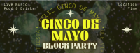 Cinco De Mayo Block Party Facebook cover Image Preview
